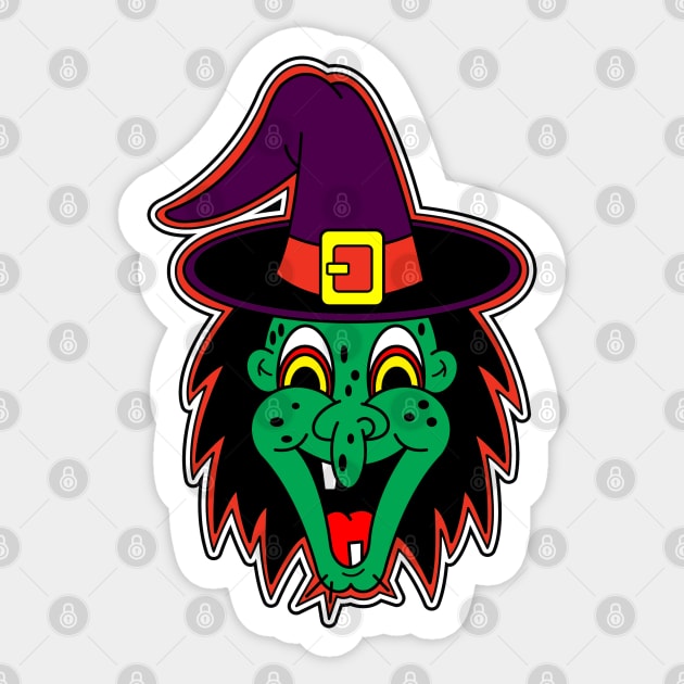 Wacky Witch Sticker by OrneryDevilDesign